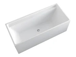 Vente-unique Baignoire îlot rectangulaire - 232 L - 150 x 75 x 60 cm - Blanche - Acrylique - ASPIUS