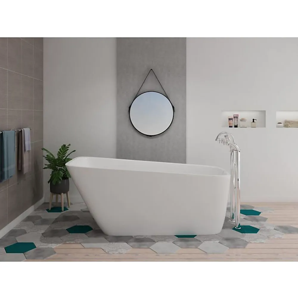Baignoire Îlot|Distribain Baignoire îlot Vico - 170 x 80 x 66 cm