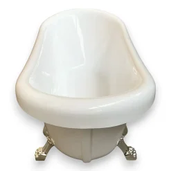 Baignoire Îlot|Eliteshopping Baignoire îlot vintage 170 x 80 cm avec pieds argent Marigold