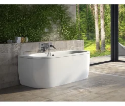 Baignoire Îlot|Azura Home Design Baignoire îlot VISTA 140/- 140 x 75 cm