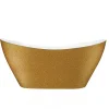 Baignoire Îlot|Azura Home Design Baignoire îlot VIYA GLAM GOLDEN 160 x 70 cm