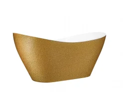 Baignoire Îlot|Azura Home Design Baignoire îlot VIYA GLAM GOLDEN 160 x 70 cm