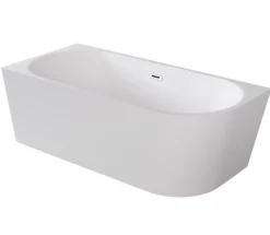 Baignoire Îlot|Azura Home Design Baignoire îlot ZOYA GLAM GOLDEN angle droit - 170 x 80 cm