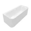 Baignoire Îlot|Villeroy & Boch Baignoire murale semi-îlot Loop & Friends