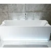 Baignoire Droite|Azura Home Design Baignoire QUADRO - dimensions : 190cm