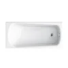 Baignoire Droite|Planète Bain Baignoire rectangulaire gain de place 150x70 cm NAO encastrable (SANS TABLIER)
