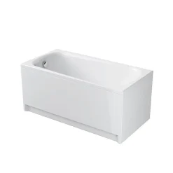 Planète Bain Baignoire rectangulaire gain de place 140x70 cm NAO encastrable (SANS TABLIER)