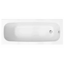 Baignoire Droite|Sanitaire Baignoire rectangulaire POP 170x75 cm - Sans tablier