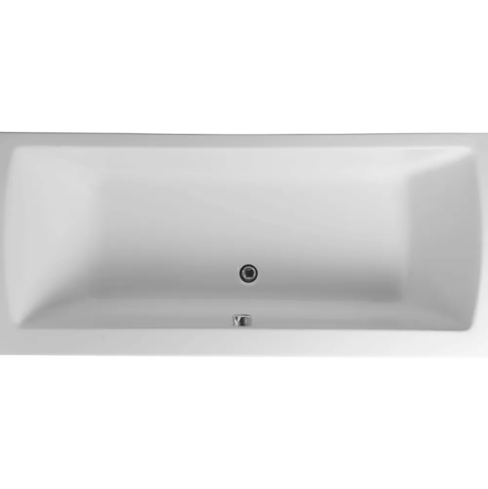 Vitra Baignoire rectangulaire Neon avec pied 180x80cm Blanc