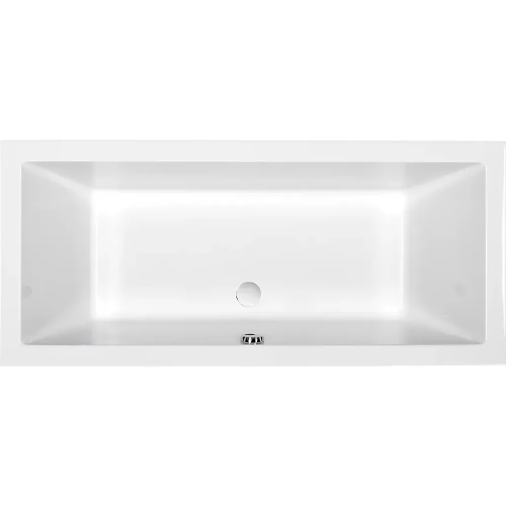Planète Bain Baignoire rectangulaire 170x75 cm INTRO à encastrer en acrylique + tablier central