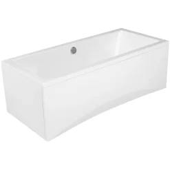 Planète Bain Baignoire rectangulaire 170x75 cm INTRO à encastrer en acrylique + tablier central