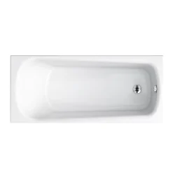 Baignoire Droite|Planète Bain Baignoire rectangulaire 160x70 cm NAO encastrable (SANS TABLIER)