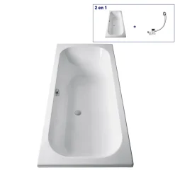 Valentin Baignoire Ryad 170 x 75 cm sans tablier