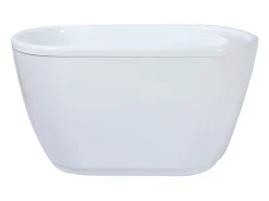 Vente-unique Baignoire sabot - 165 L - 120 x 75 x 65 cm - Blanche - PICCOLA