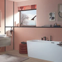 Baignoire D'Angle|Villeroy & Boch Baignoire semi-îlot d'angle Loop & Friends version droite