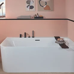 Baignoire D'Angle|Villeroy & Boch Baignoire semi-îlot d'angle Loop & Friends version droite