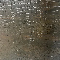 Baignoire Îlot|Planète Bain Baignoire semi-îlot design 170x87 cm effet texturé peau de crocodile - Acrylic Lucite - Savane