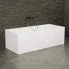 Baignoire Îlot|Spalina Baignoire semi-îlot murale COBALT L.170 x l.75 cm, by