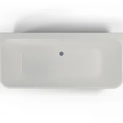 Spalina Baignoire semi-îlot murale Mint 160, blanc, 160x75 cm, by