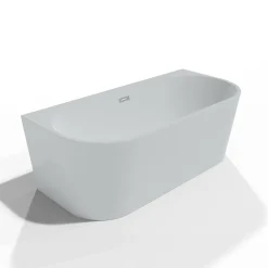 Spalina Baignoire semi-îlot murale Naos, blanc, 170x80 cm, by