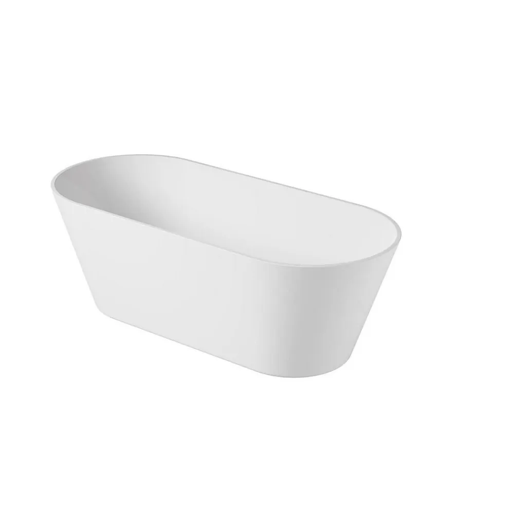 Mob-In Baignoire SERENA îlot en acrylique Lucite blanche 170cm