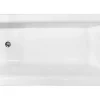 Baignoire Droite|Azura Home Design Baignoire VENETO avec tablier - 140 x 70 cm