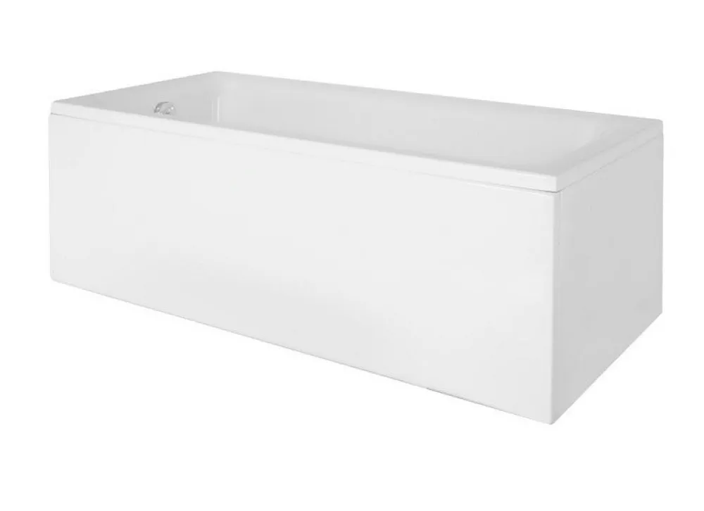 Baignoire Droite|Azura Home Design Baignoire VENETO avec tablier - 140 x 70 cm