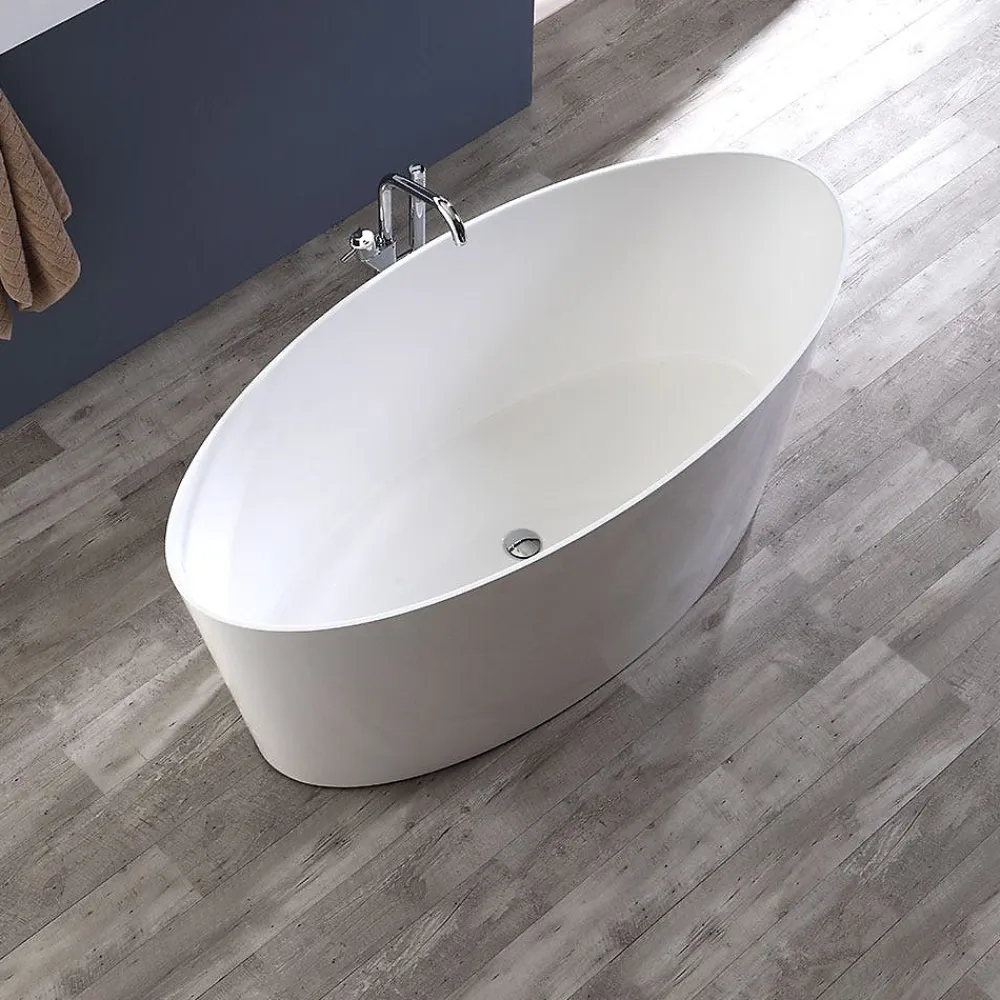 Kiamami Valentina Baignoire Veronica Ovale Centre Blanc