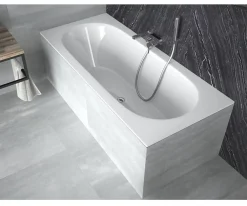 Baignoire Droite|Azura Home Design Baignoire VITAL slim cm - 150cm