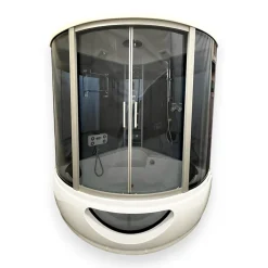 Eliteshopping Baignoire-Douche hydromassage angle 150 x 150 cm Aphrodite