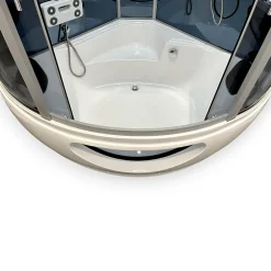 Eliteshopping Baignoire-Douche hydromassage angle 150 x 150 cm Aphrodite