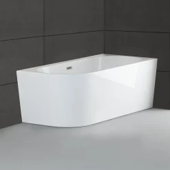 Baignoire Îlot|Spalina Baignoires Ilot Capri 170 droite blanche 170 x76 x58 cm, by