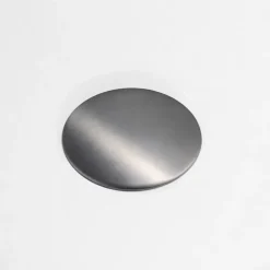 Balneo - baignoire îlot d'angle droite 150x75 cm AVOLA avec cache trop-plein et bonde anthracite