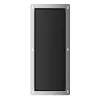 Balneo Armoire encastrée pour brosse WC gauche verre noir