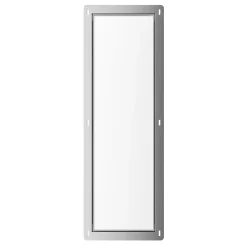 Balneo Armoire encastrée pour brosse WC gauche verre blanc 68,2cm