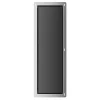 Balneo Armoire encastrée pour brosse WC gauche verre noir 68,2 cm