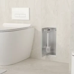 Balneo Armoire encastrée sous carrelage pour brosse WC gauche 53,2cm