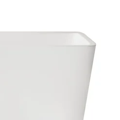 Balneo Baignoire autoportante 170x80cm, rectangulaire, accessoires cuivre, Acrylique thermoformé 3.5mm, avec pieds réglables, ROMA