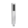 Pommeau De Douche, Flexible Et Barre De Douche|Balneo Douchette argent brossé en acier inoxydable au design moderne CASCADE