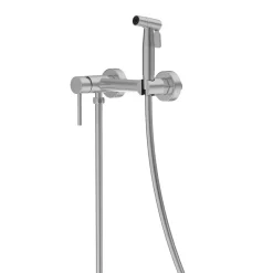 Robinet De Bidet|Balneo Robinet de bidet argent brossé Acier inoxydable - Mitigeur de bidet CASCADE