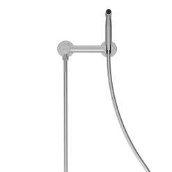 Robinet De Bidet|Balneo Robinet de bidet argent brossé Acier inoxydable - Mitigeur de bidet CASCADE