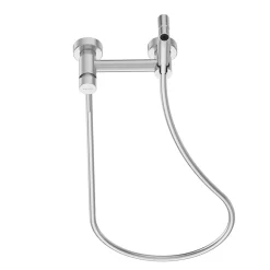 Robinet De Bidet|Balneo Robinet de bidet argent brossé Acier inoxydable - Mitigeur de bidet CASCADE