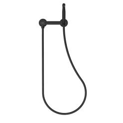 Robinet De Bidet|Balneo Robinet de bidet noir Acier inoxydable - Mitigeur de bidet CASCADE