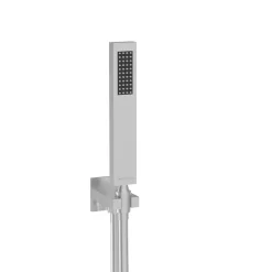 Colonne De Douche Mécanique|Balneo Système de douche avec pommeau de pluie argent brossé Acier inoxydable - Mitigeur de douche avec douchette CASCADE INOX