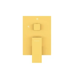 Balneo Système de douche avec pommeau de pluie or Acier inoxydable - Mitigeur de douche avec douchette CASCADE