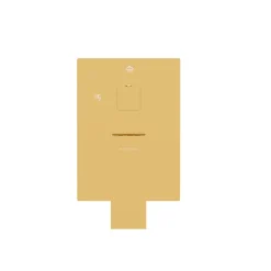Colonne De Douche Mécanique|Balneo Système de douche avec pommeau de pluie or brillant Acier inoxydable - Mitigeur de douche avec douchette CASCADE