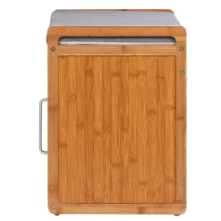 Etagère Salle De Bains|Wenko Banc armoire de salle de bain en bambou Bahari