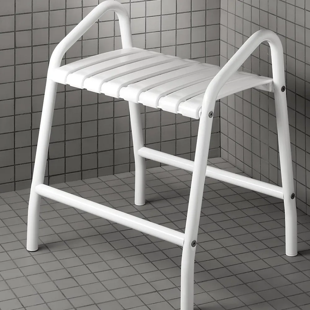 Godonnier Banc de douche avec poignées en aluminium charge maximale 140 kg