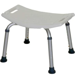 Kibath Banquette carrée avec finition BLANC mat en ABS