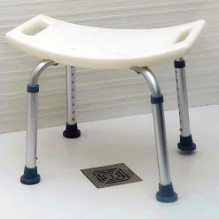 Kibath Banquette carrée avec finition BLANC mat en ABS
